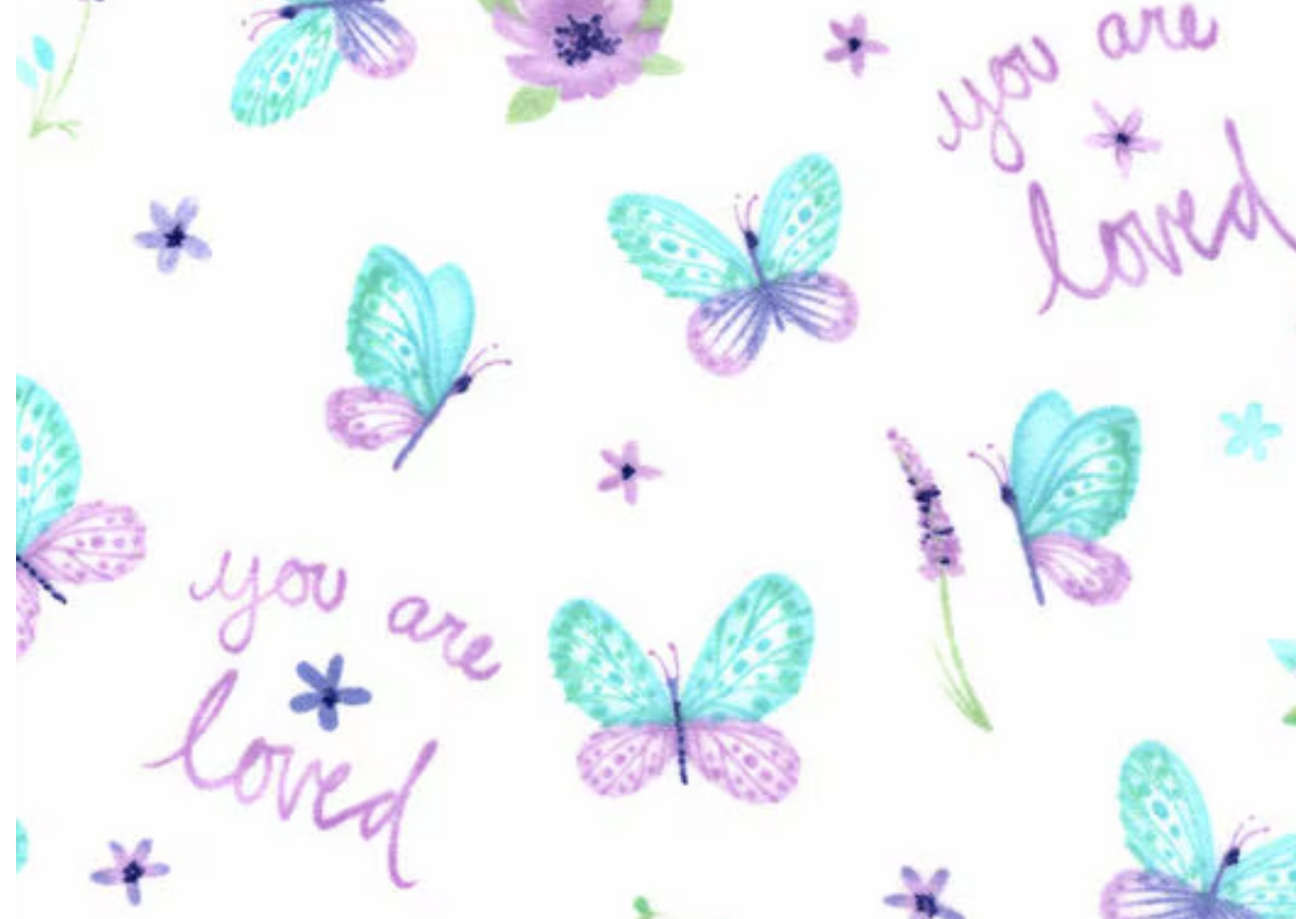 You are Loved on Flannel