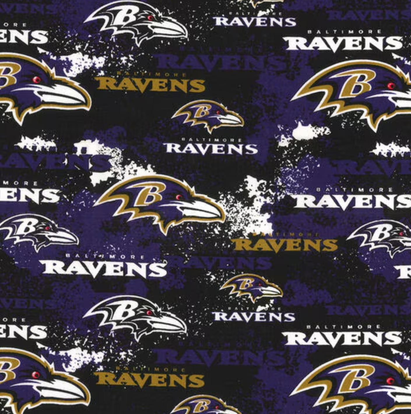 Baltimore Ravens on Purple