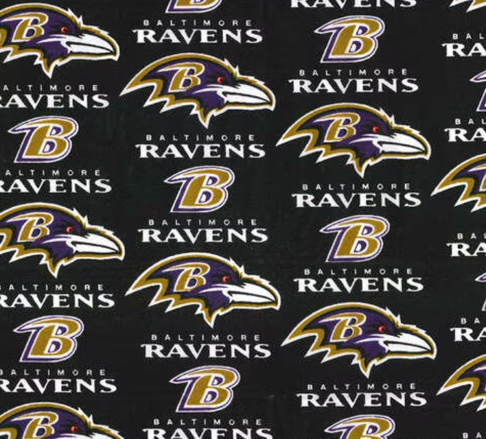 Baltimore Ravens on Black