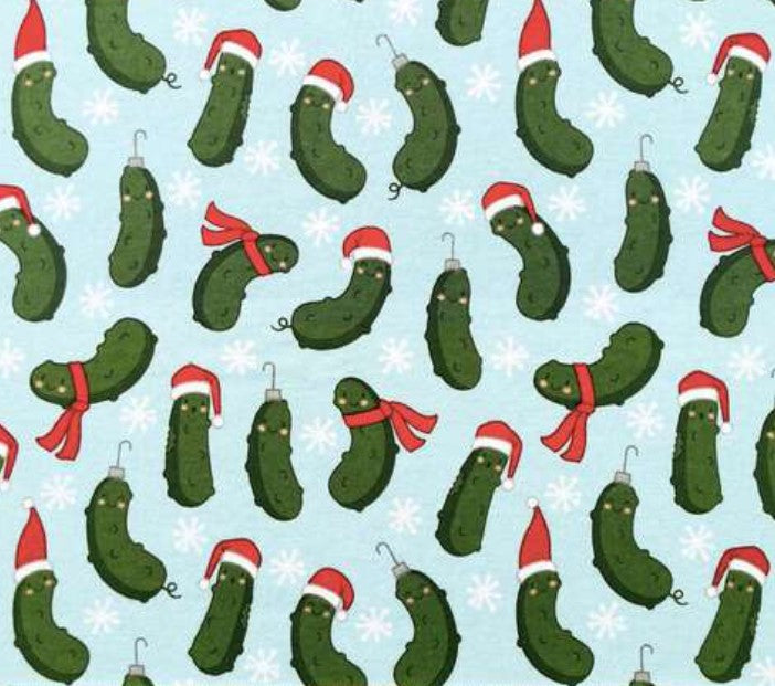 Christmas Pickles on Flannel