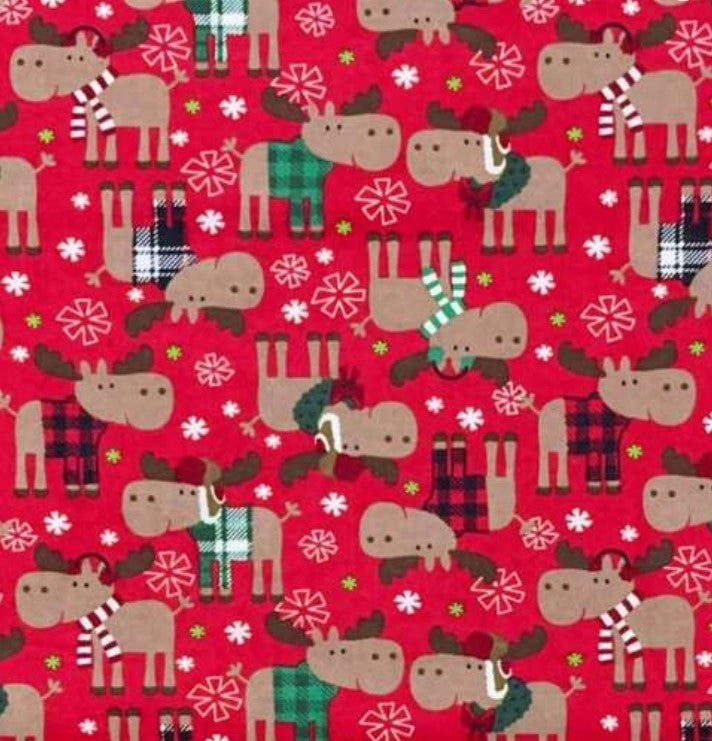 Christmas Moose in Sweaters