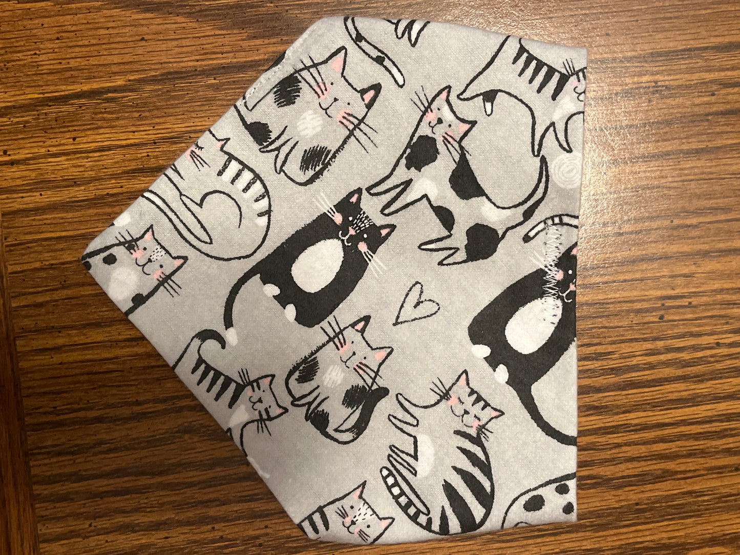 Sketched Cats on Flannel