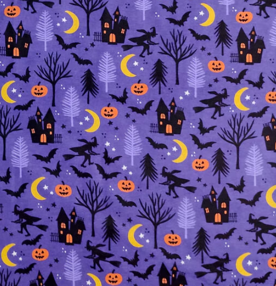 Haunted Houses on Flannel