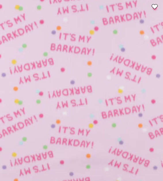 It's My Barkday Pink