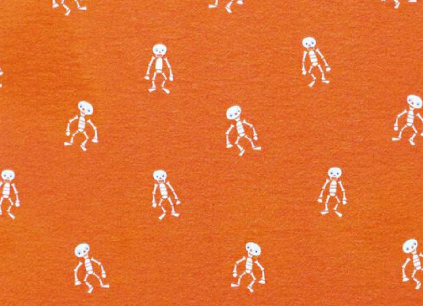 Scary Skeletons on Flannel