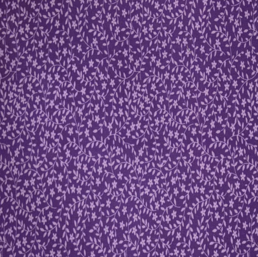Purple Floral and Vines