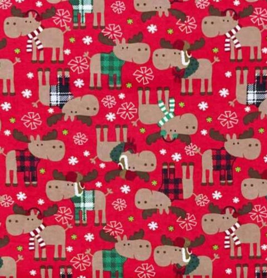 Holiday Moose in Sweaters