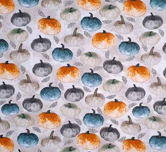 Pumpkins on Flannel