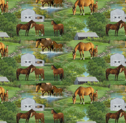Horses on the Green