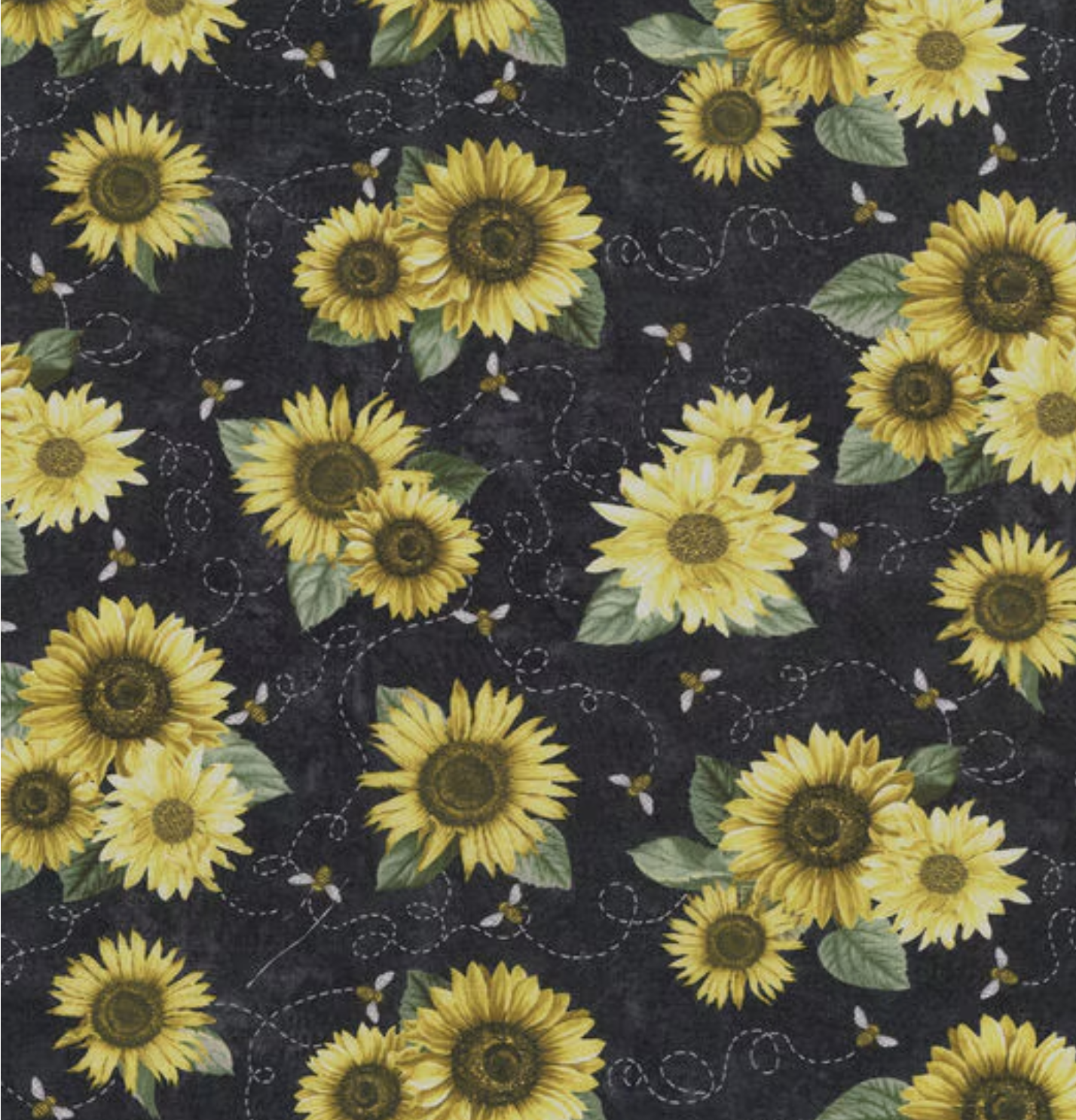 Sunflowers and Bees