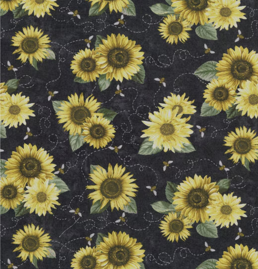 Sunflowers and Bees