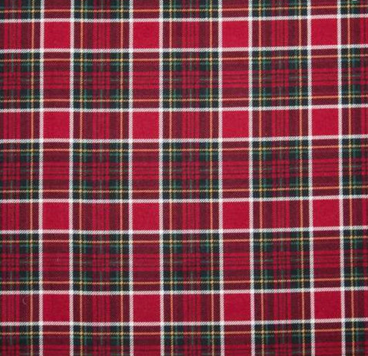 Red, White and Green Plaid Flannel